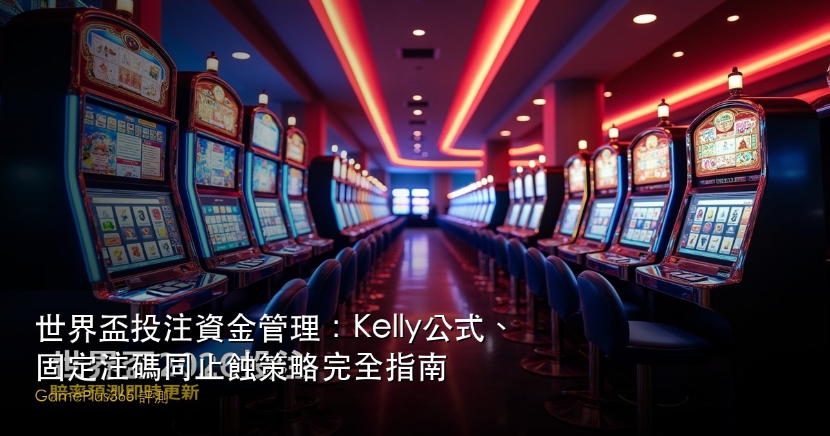 世界盃投注資金管理：Kelly公式、固定注碼同止蝕策略完全指南