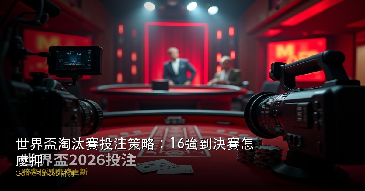 世界盃淘汰賽投注策略：16強到決賽怎麼押